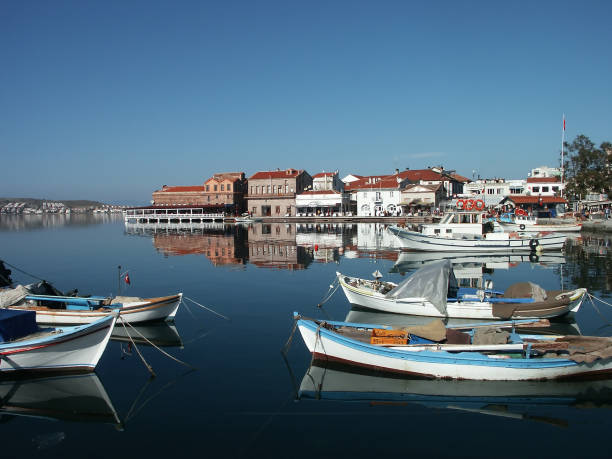 istock old building in Turkey and boats 672157342