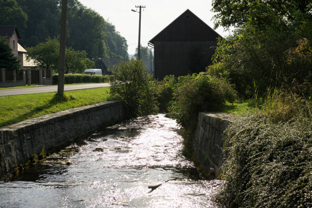 istock Water river stream. Czech Republic 672162574