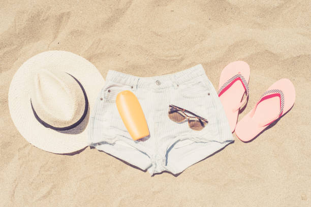 istock Women's beach or summer outfit 672166102