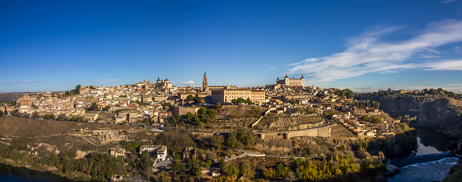 Panoramic view of Toledo Spain