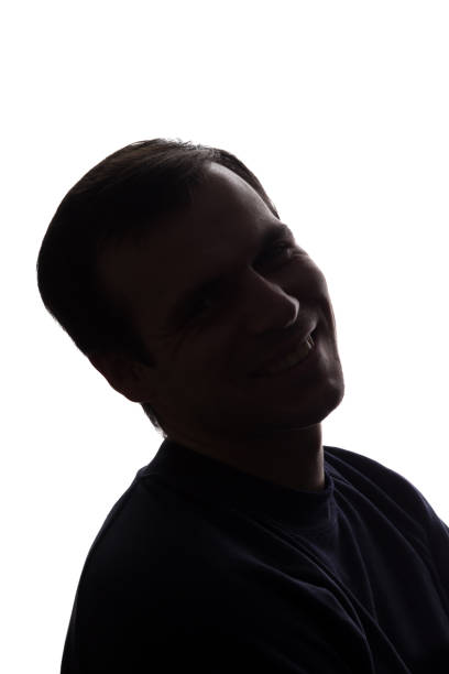 istock Portrait of a young man, side view 672182410