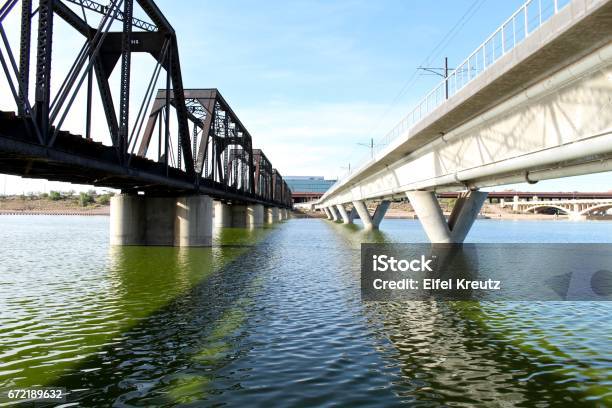 Tempe Bridges Stock Photo - Download Image Now - Arizona, Bridge - Built Structure, Desert Area