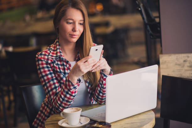 istock Woman in cafe. 672192748