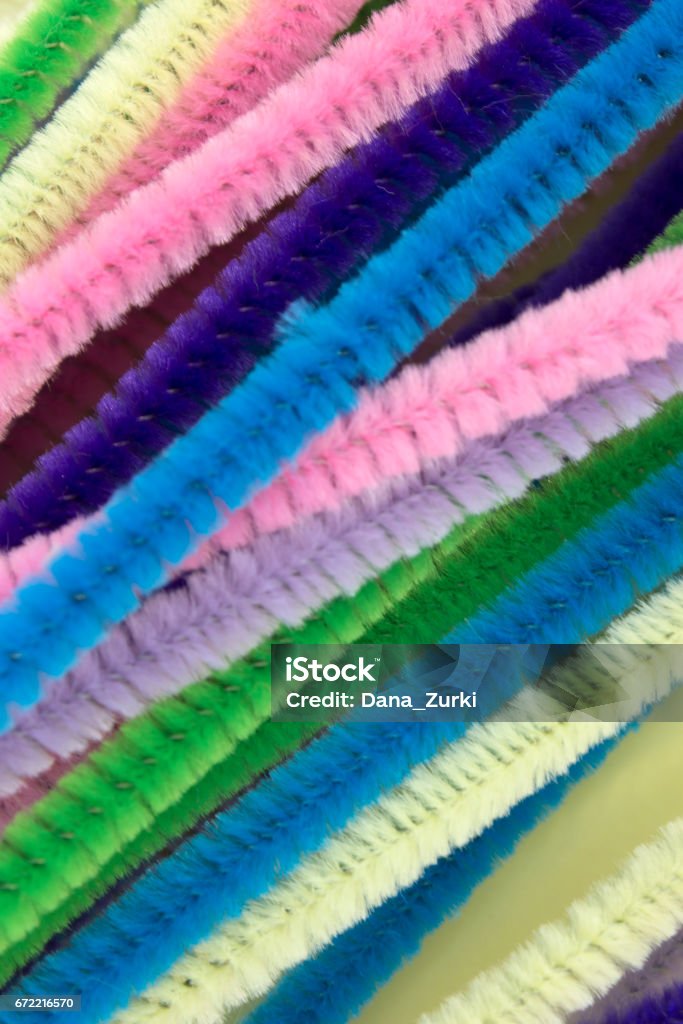 Pastel Colored Pipe Cleaners Stock Photo - Download Image Now -  Backgrounds, Blue, Bright - iStock
