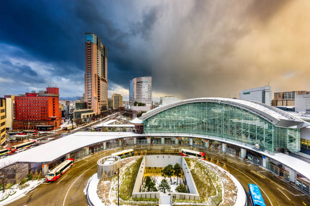istock Kanazawa, Japan City Skyline 672216950