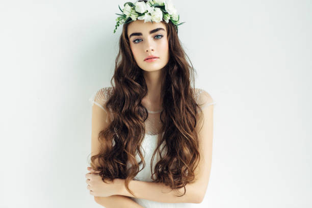 istock Studio shot of young beautiful woman 672217390