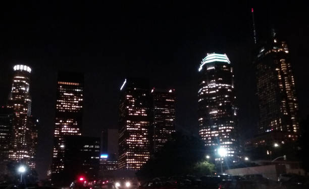 istock The L.A. Skyline at Night 672239772
