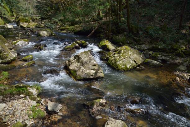 istock Ryuzu and Yae Waterfalls Falls Prefectural natural park (Unnan, Shimane, Japan) 672242682