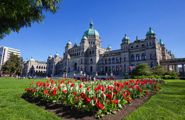 Parliament building in Victoria, BC, Canada