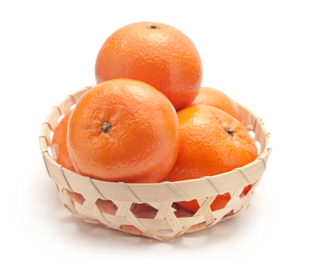 istock Juicy fresh orange isolated on white background 672259932