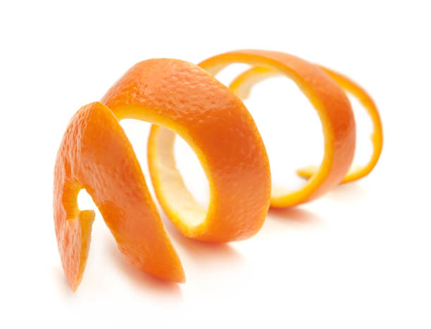 istock Juicy fresh orange isolated on white background 672265702