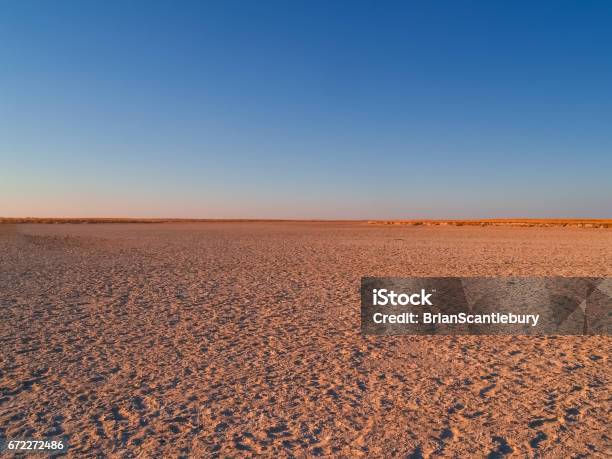 Makgadikgadi Pans National Park Stock Photo - Download Image Now - Desert Area, Flat - Physical Description, Blue