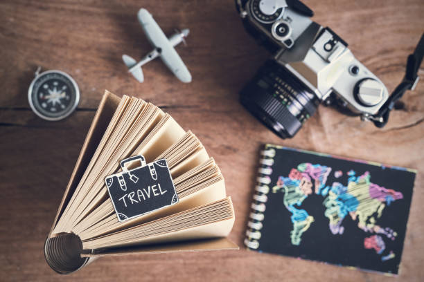 istock Traveler's accessories and items 672281248