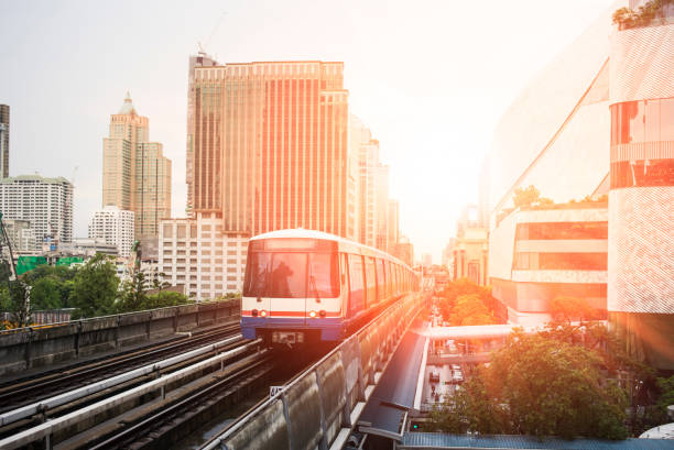 istock Bangkok cityscape in the morning 672281260