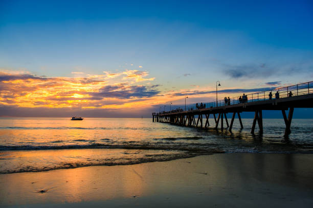 istock People walking along pier at Glenelg 672297206