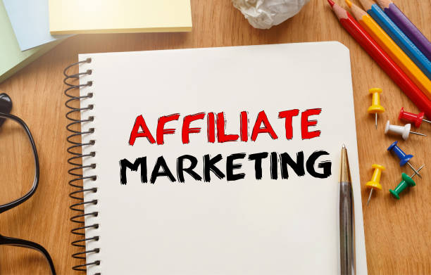 istock Notebook with Toolls and Notes about Affiliate Marketing 672304944