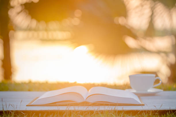 istock coffee cup and book in the morning 672305088