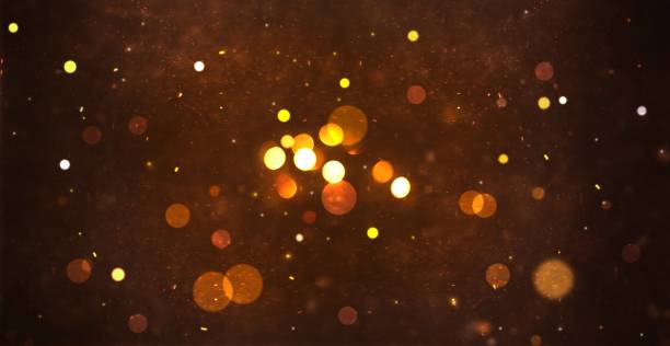 Gold abstract particle and bokeh for background Gold abstract particle and bokeh for background boy band stock pictures, royalty-free photos & images