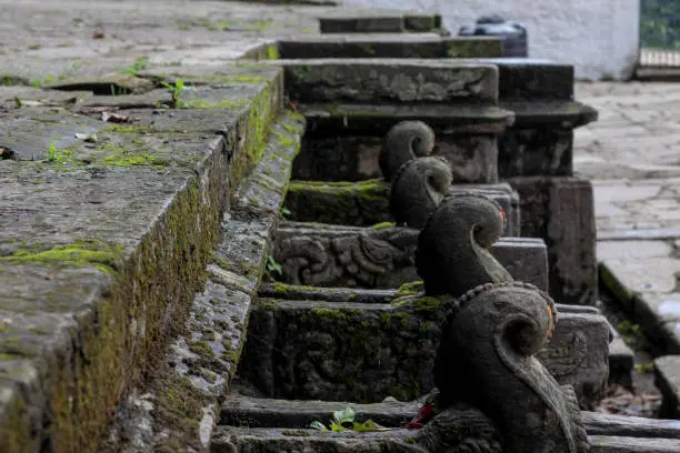 Its Ancient Water Tap 's' from Mothers Temple in Kathmandu Nepal