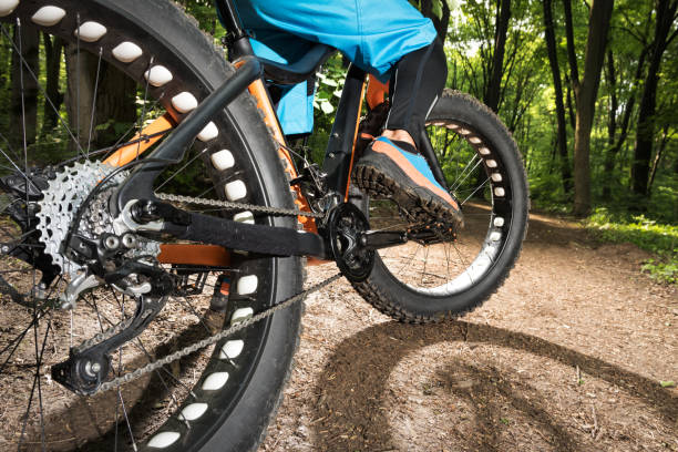 istock Man riding fatbike 672346444