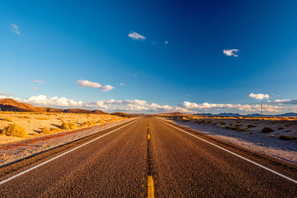 istock Open highway in California 672354054