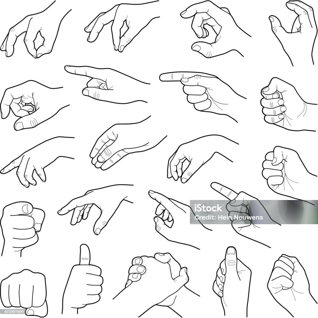 Hands Stock Illustration - Download Image Now - Hand, Vector ...