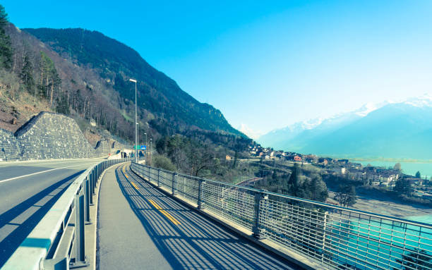 istock Small towns in Europe. Fluelen. Switzerland. 672357680