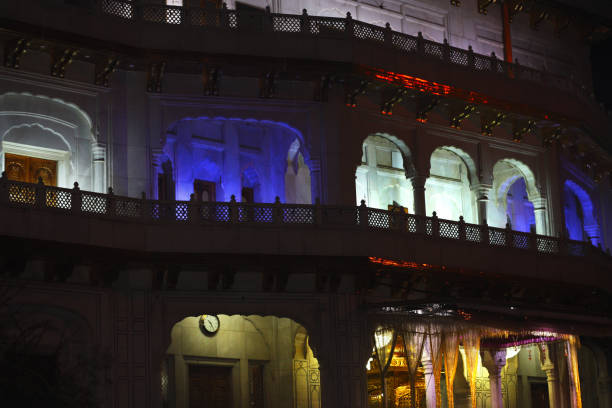 istock Nearby building Golden temple 672362140