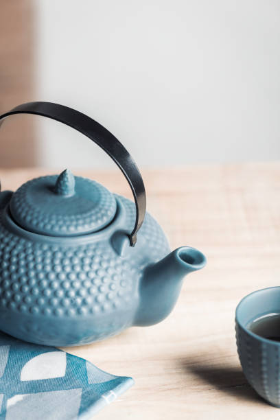 istock Tea time zen way, asian aesthetics. 672366378