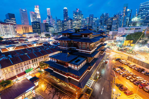 istock Buddha Tooth Relic Temple at Singapore 672380214