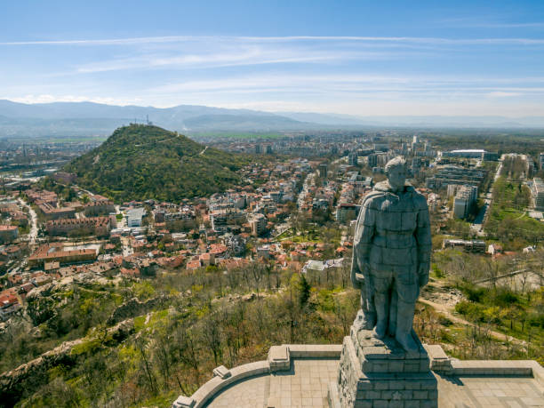 Alyosha monument in Plovdiv stock photo