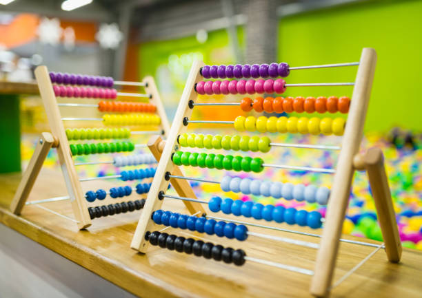 istock Wooden abacus toy 672381614