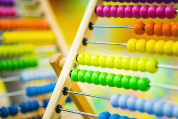istock Wooden abacus toy 672384100