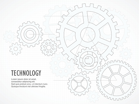 Abstract Vector Gear Abstract Gear Background Vector Illustration Stock Illustration ...
