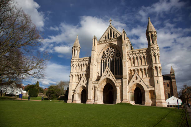 istock St Albans Cathedral on sunny day 672401924