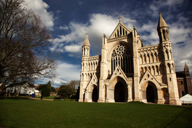 istock St Albans Cathedral on sunny day 672401926