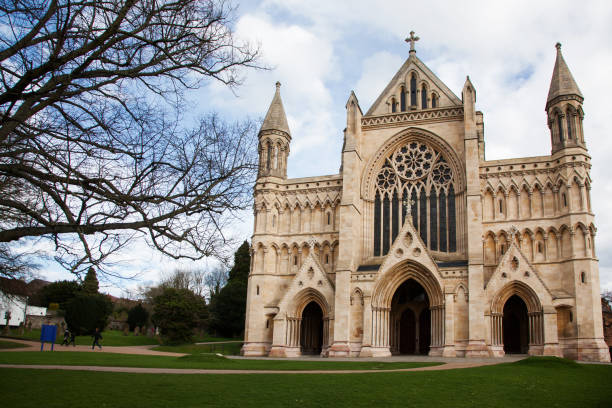 istock St Albans Cathedral on sunny day 672401928
