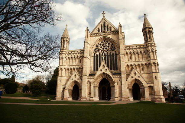 istock St Albans Cathedral on sunny day 672401934