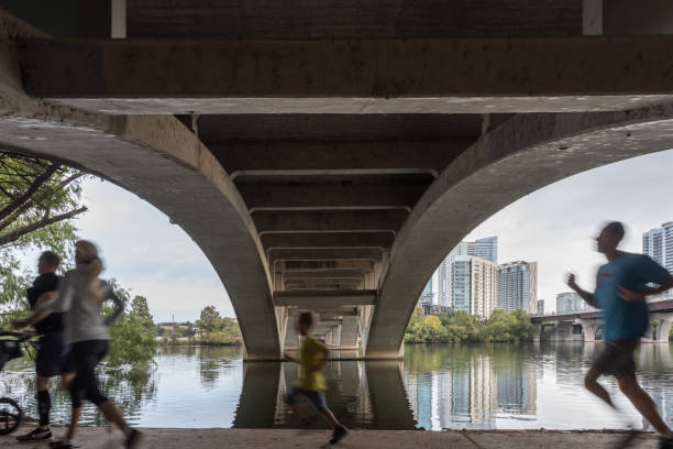 People Running in Austin Texas
