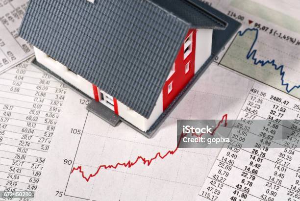 Rising Property Prices Stock Photo - Download Image Now - 2007-2008 Global Financial Crisis, Finance, Mortgage Loan