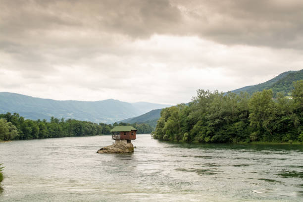 istock The River House on Drina river 672458750