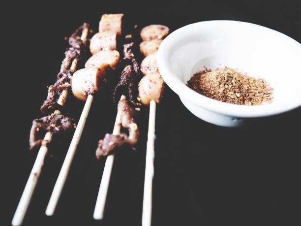 istock This is grilled sausage and pork intestine with spicy mala(Sichuan pepper) 672460666