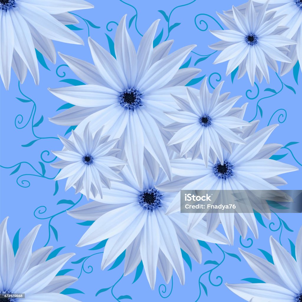 Nseamless Infinito Fondo Floral Flores Blancoazul Para El Diseño Y La Impresión Fondo De Flores Naturales Papeles De Pared Foto de stock y más banco de imágenes de A la moda - Nseamless Infinito Fondo Floral Flores Blancoazul Para El Diseño Y La Impresión Fondo De Flores Naturales Papeles De Pared Foto de stock y más banco de imágenes de A la moda -