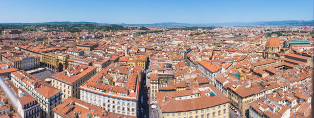 istock Top view of Florence City 672479028