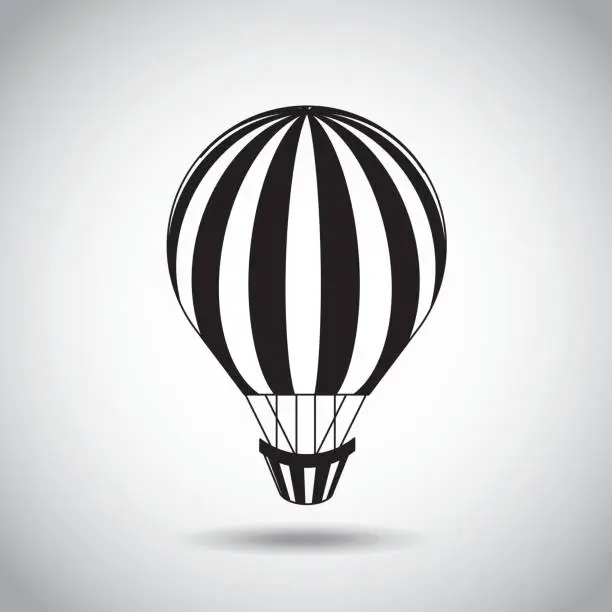 Vector illustration of air balloon design