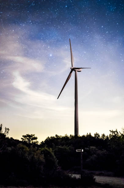 istock via lactea windmill milkyway milky way space turbine generation cross 672490834