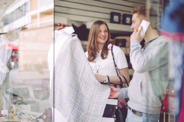 istock Young designers working together in their store 672502580