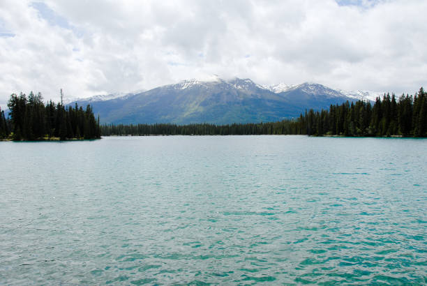 istock Beauvert Lake in the Spring, Jasper, Canadian Rockies, Alberta, Canada 672506392