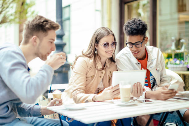istock Friends spending time together in the city 672506618