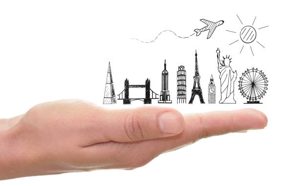 istock World travel global landmarks 672508172